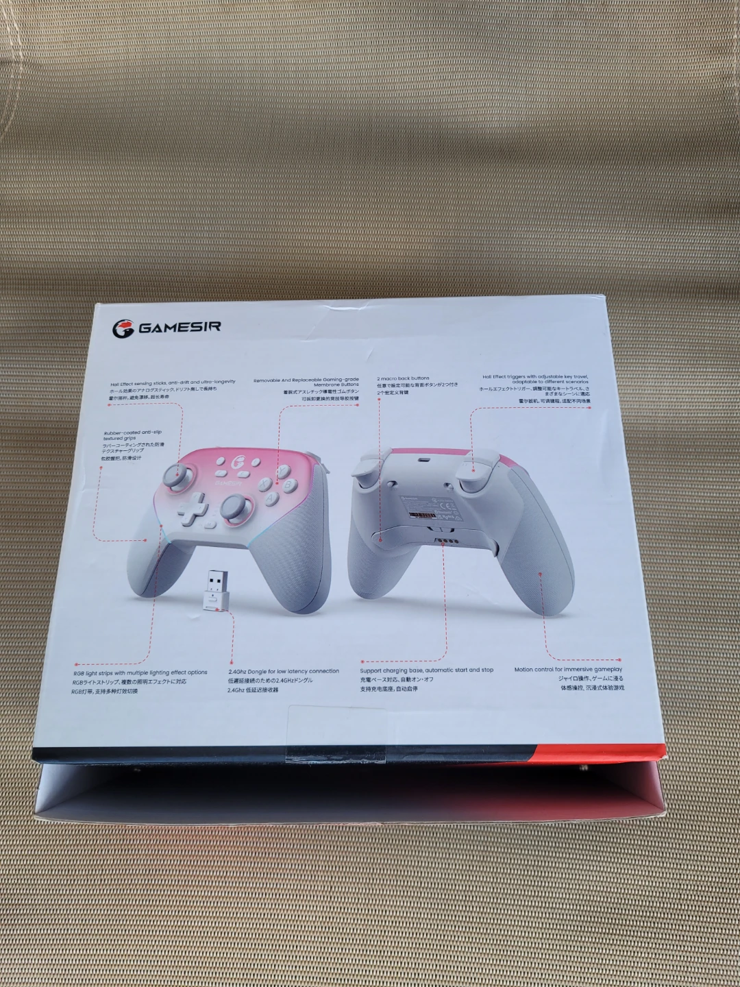 GameSir Super Nova Multi-Platform Wireless Game Controller Pink - photo 3