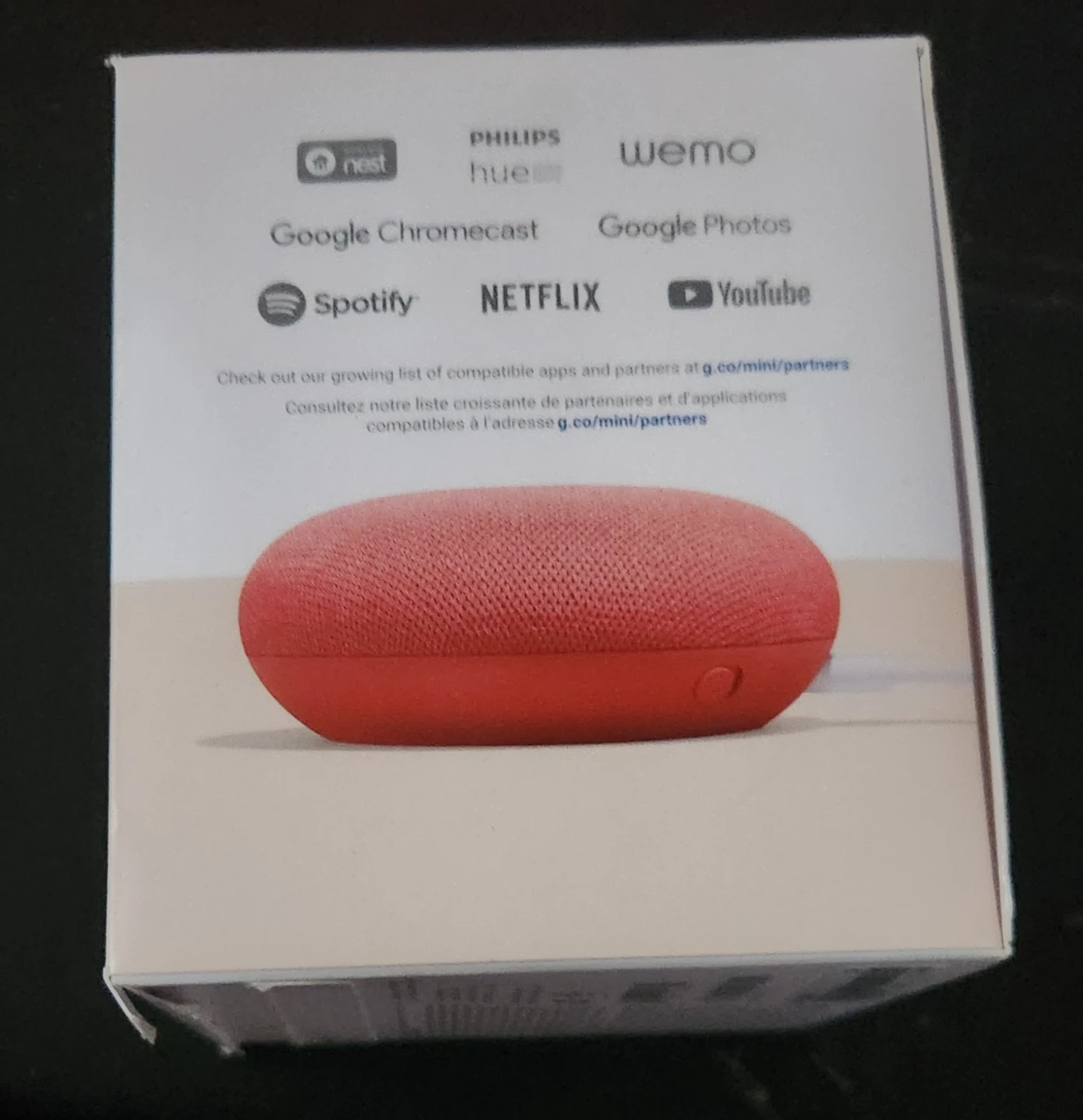 Google Home Mini Smart Speaker Coral Color - photo 3
