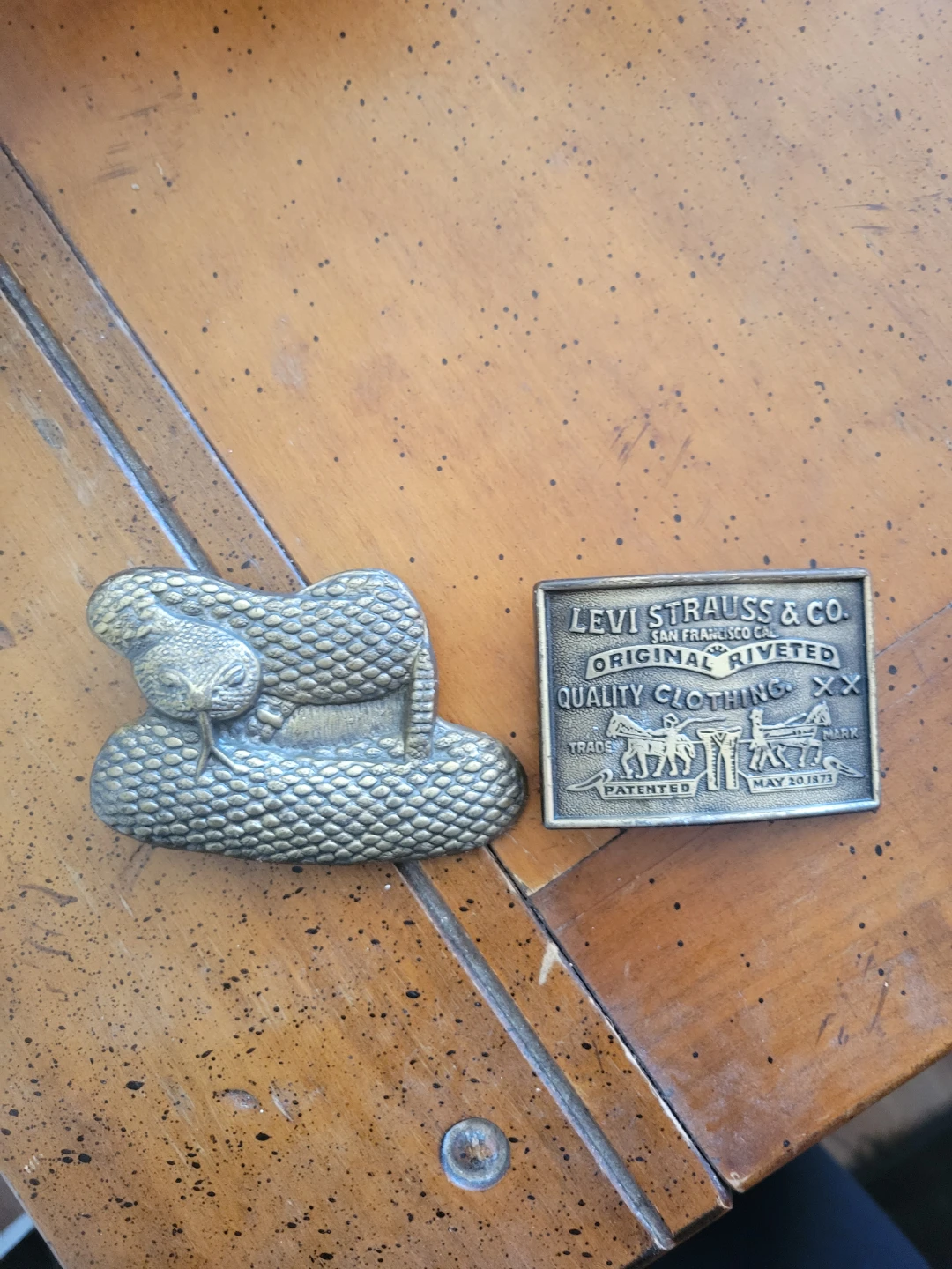 Levi Strauss & Co. Original Riveted Quality Clothing Belt Buckle