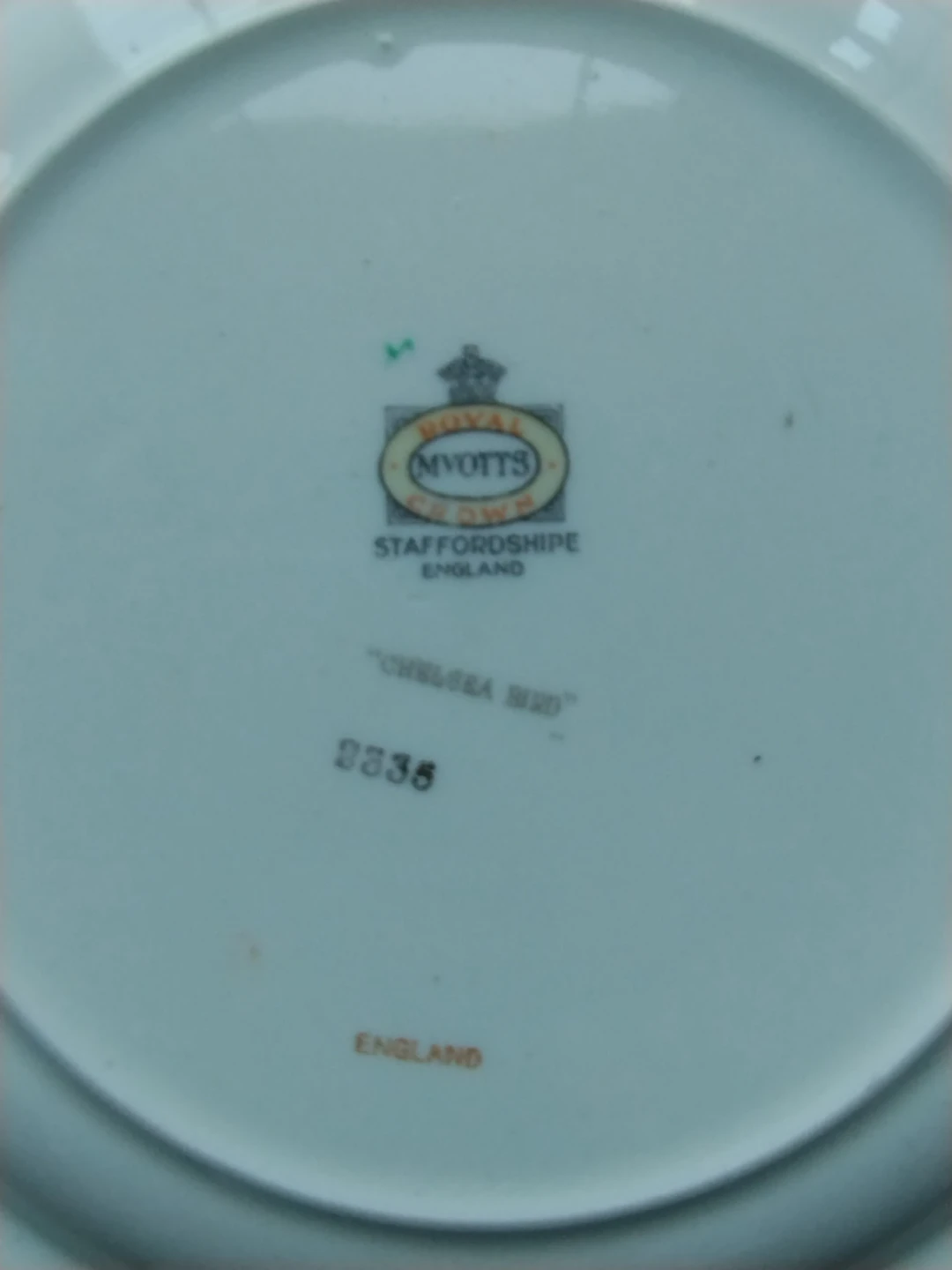 Royal Staffordshire "Chelsea Bird" Plate - photo 2