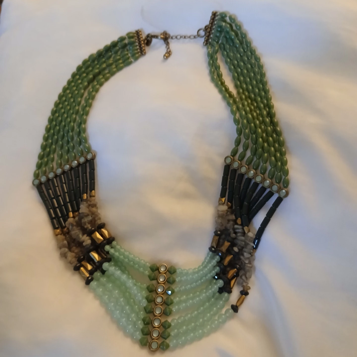 Multi-Strand Beaded Necklace