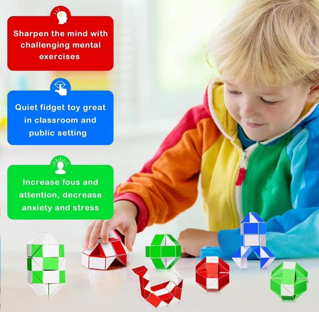 Magic Snake Puzzle Twist Toy (Bulk Lot) 60 packs - photo 4