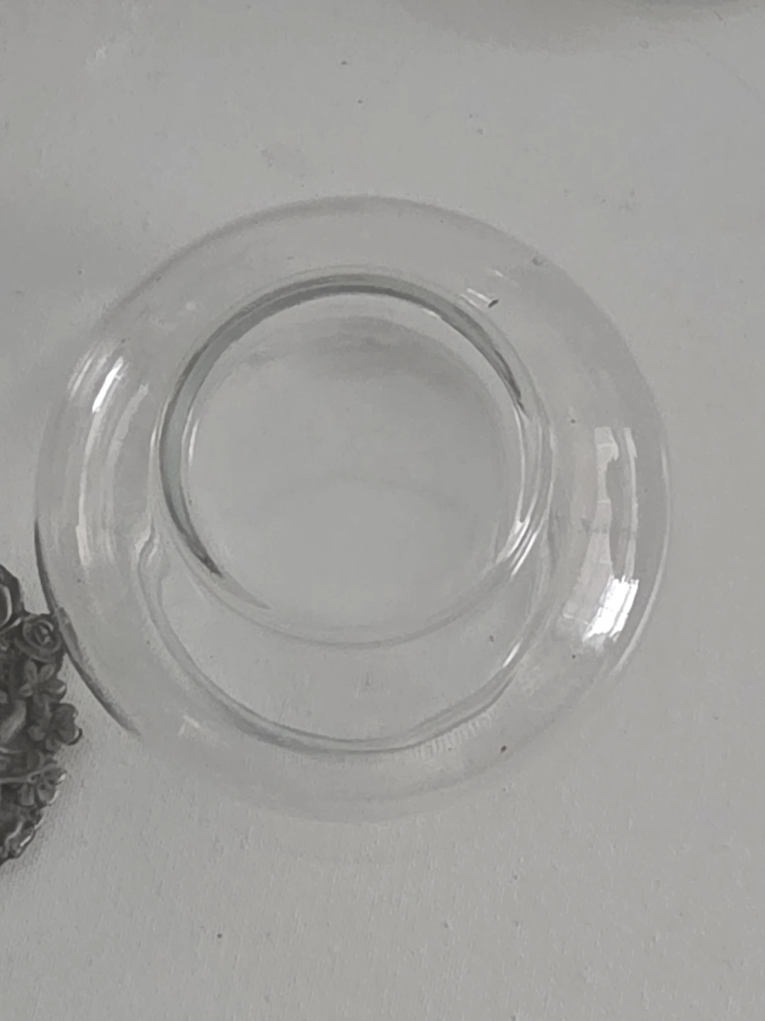 Rawcliffe Pewter clear glass potpourri jar - photo 3
