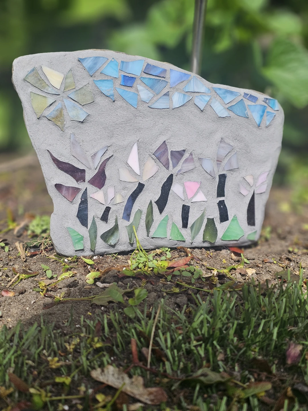 Handmade Mosaic Garden Stone - photo 3