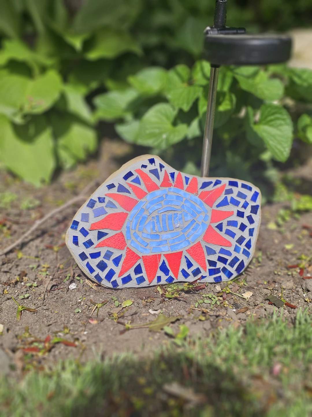 Handmade Mosaic Garden Stone - photo 4