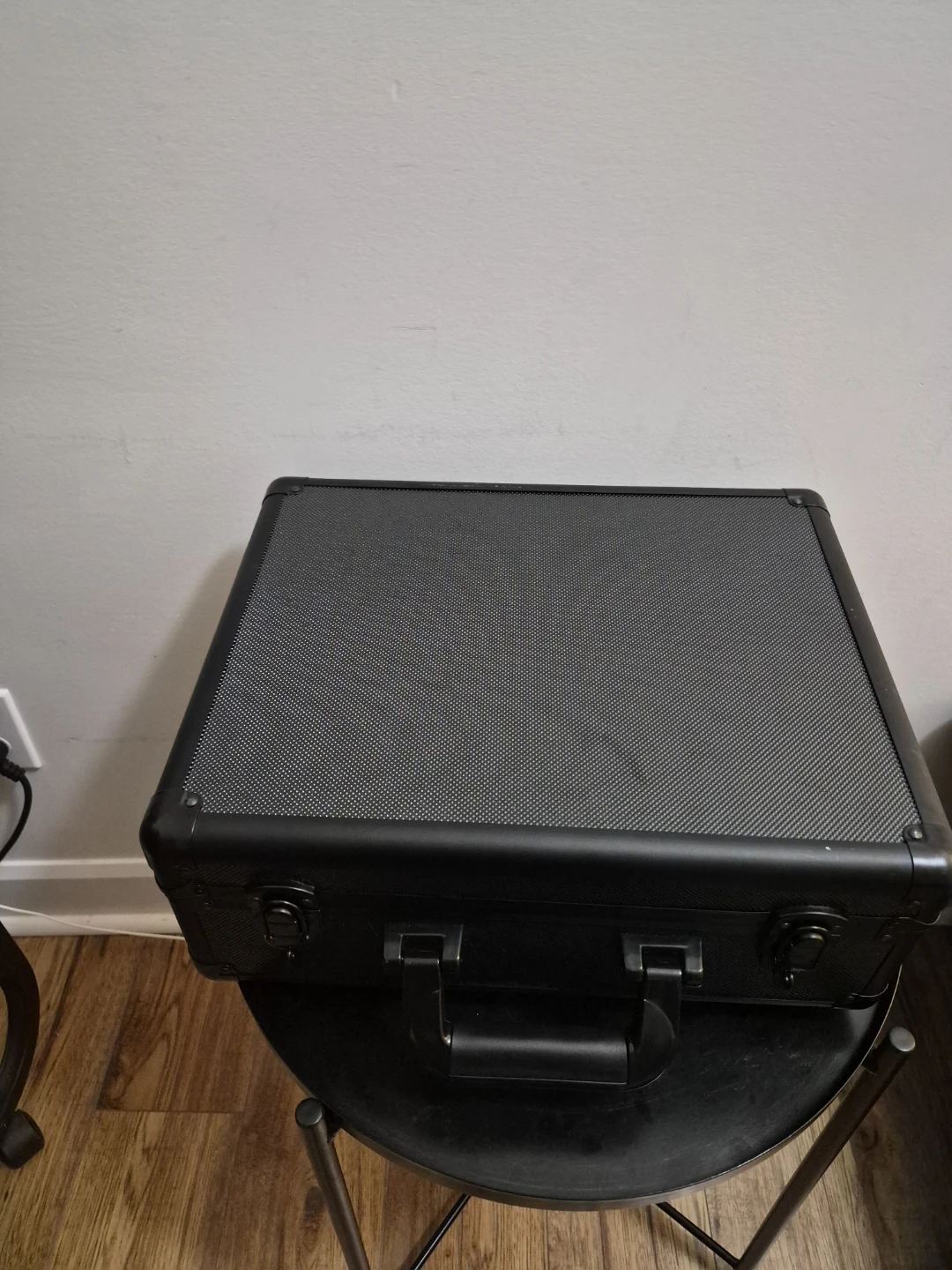 Black Aluminum Hard Case with Foam Inserts - photo 2
