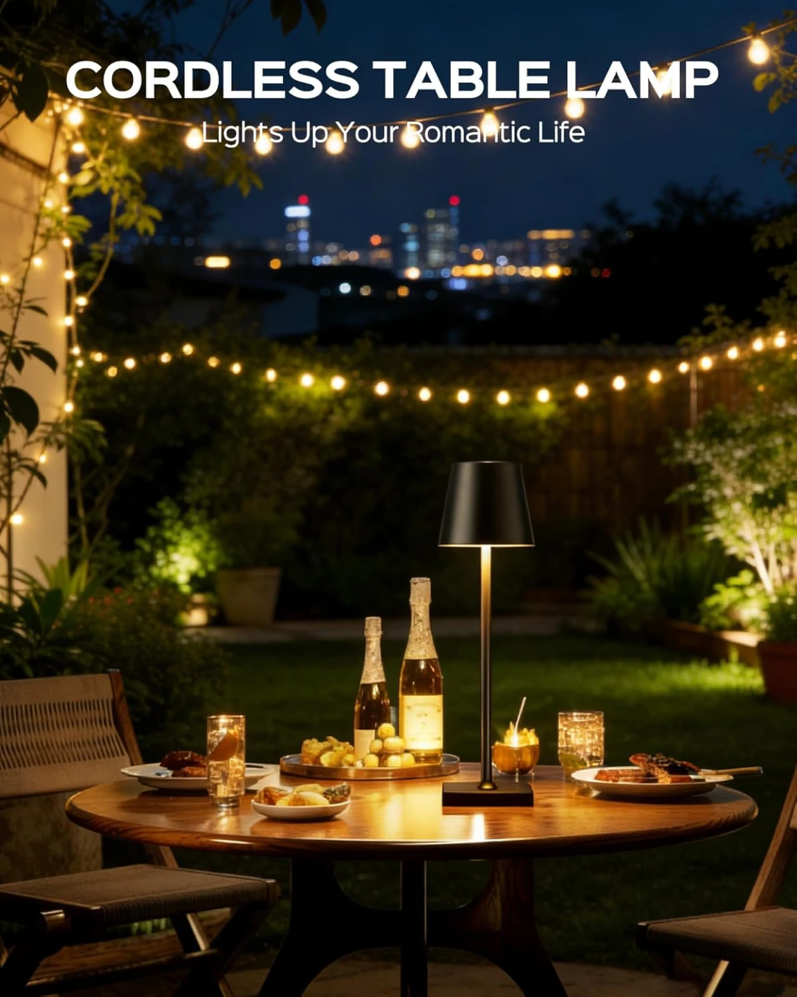 Cordless Table Lamp - Black - photo 3