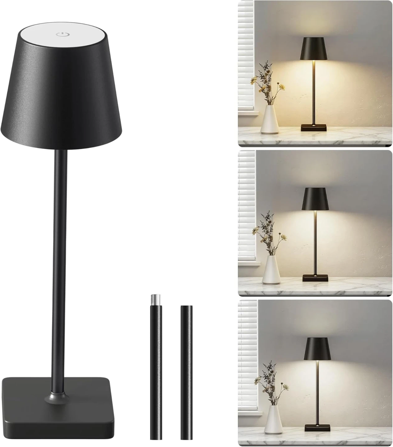 Cordless Table Lamp - Black - photo 5