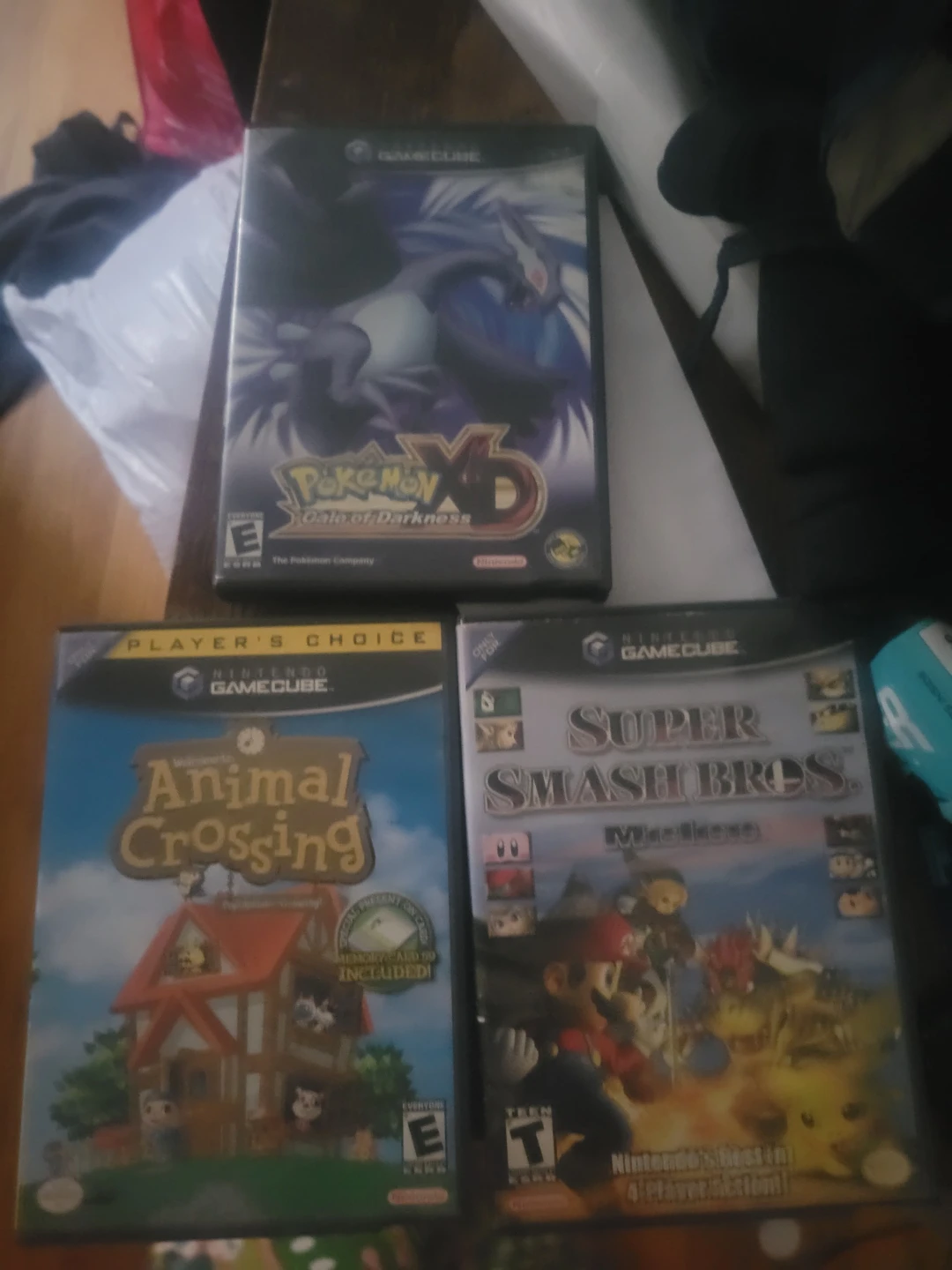 Nintendo Gamecube  Bundle ( Smash Bros. A.Crossing, Pokemon XD)