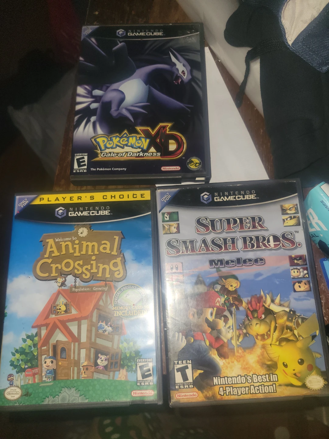 Nintendo Gamecube  Bundle ( Smash Bros. A.Crossing, Pokemon XD) - photo 2