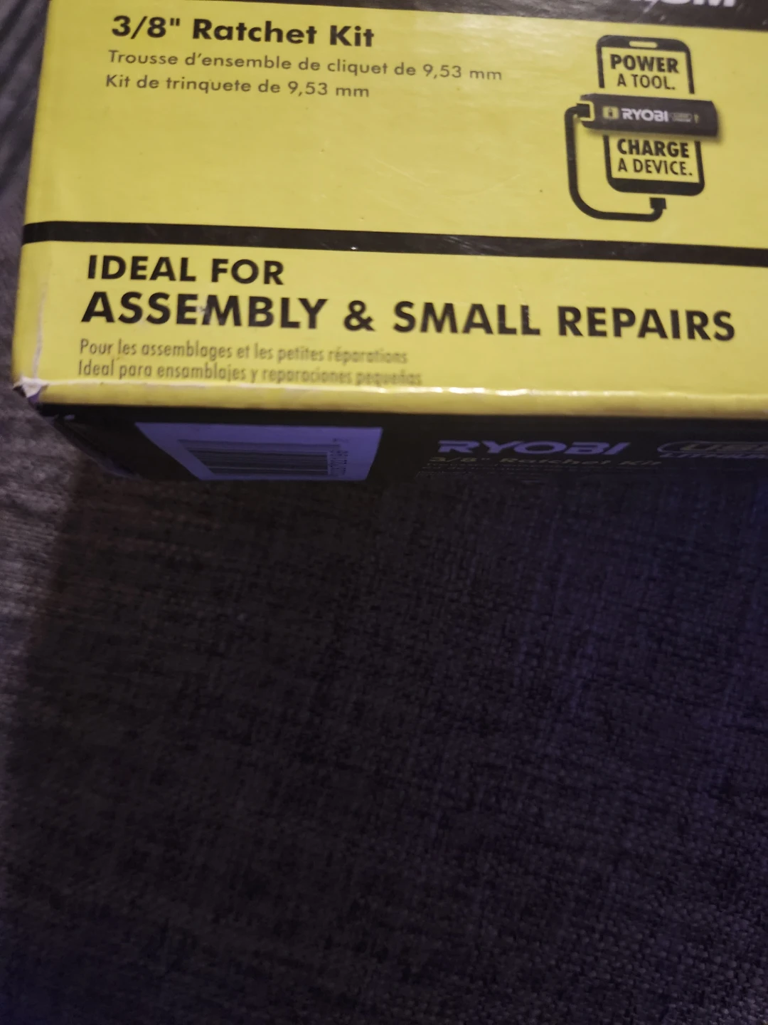 Ryobi 3/8" USB Lithium Ratchet Kit - photo 2