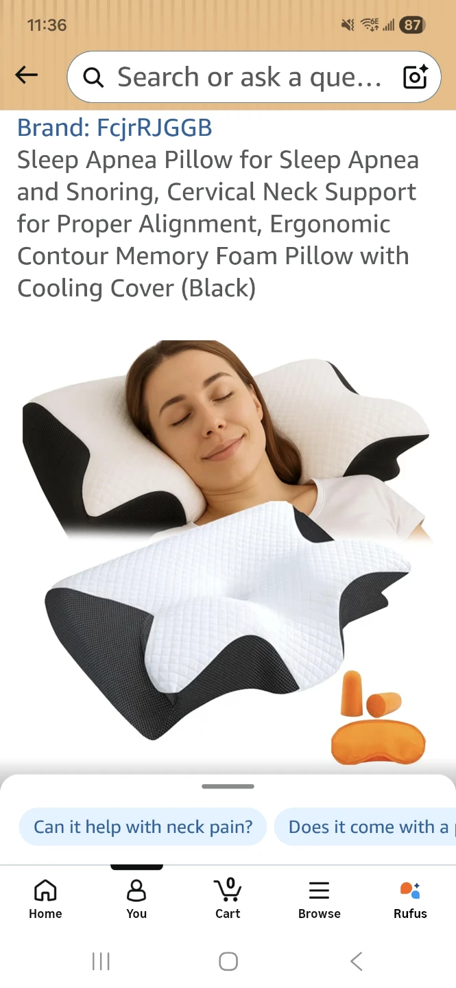 Sleep Apnea Pillow for Sleep Apnea and Snoring - photo 2