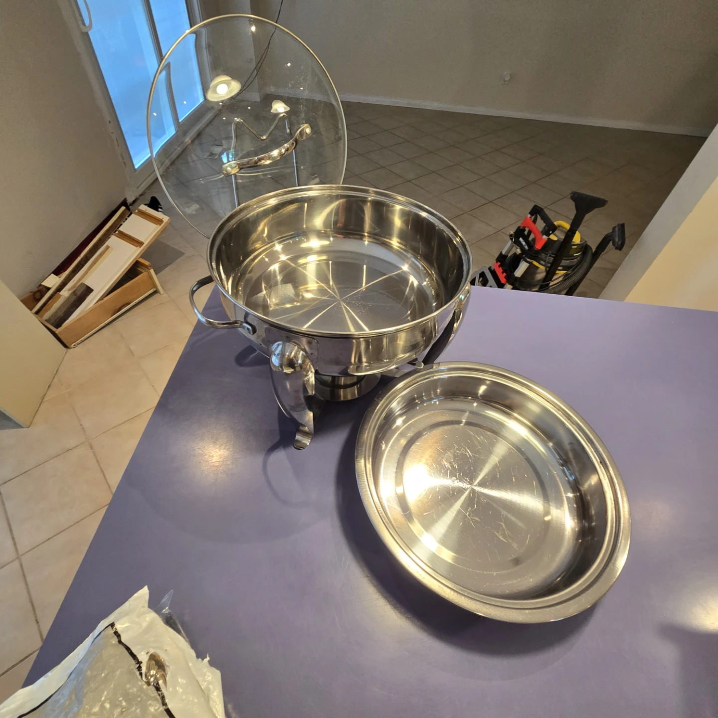 Stainless Steel Chafing Dish with Lid - photo 4