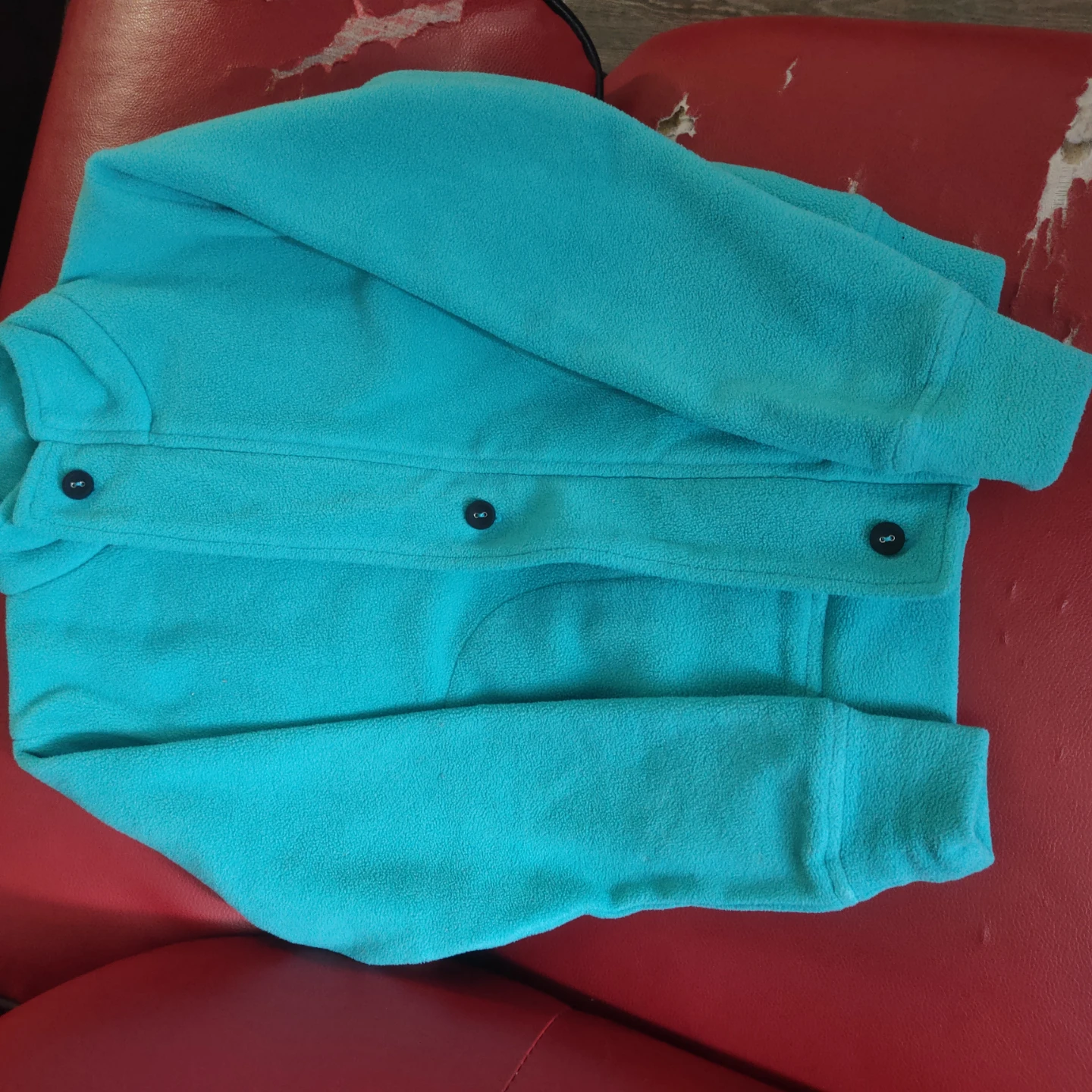 Unistar Teal Fleece Jacket - Size 24