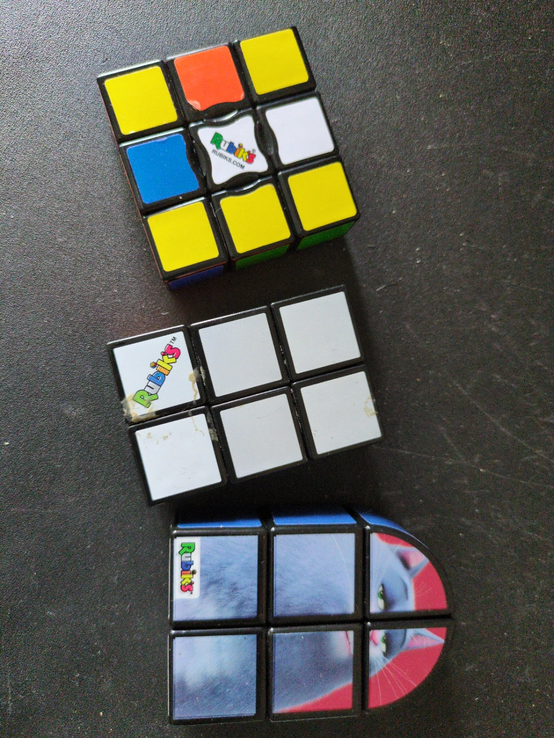 Rubik's Cubes (3 pieces)
