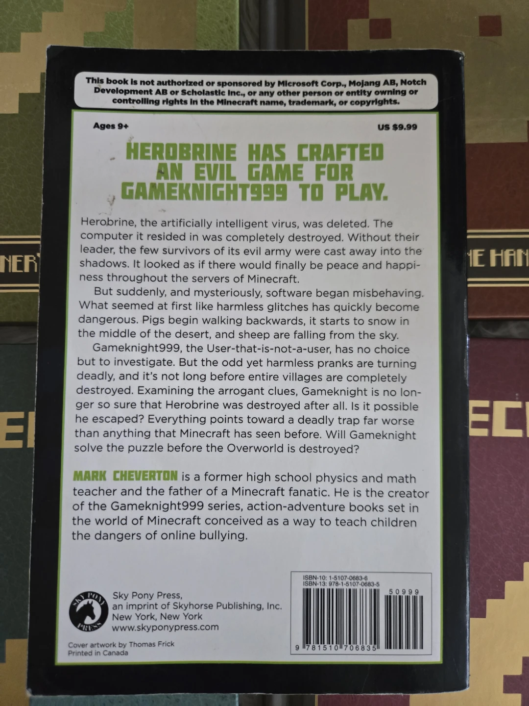 Minecraft Handbooks & Novel Set & The Phantom Virus book - photo 2