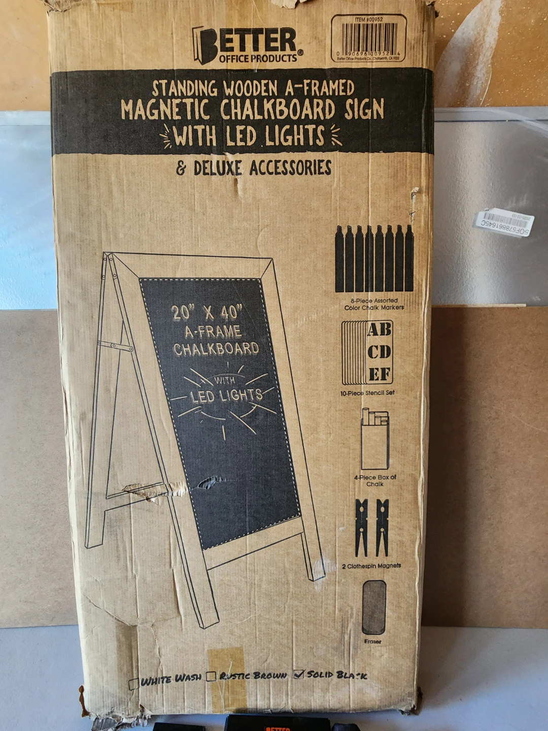 BETTER OFFICE PRODUCTS Standing Wooden A-Frame - photo 2
