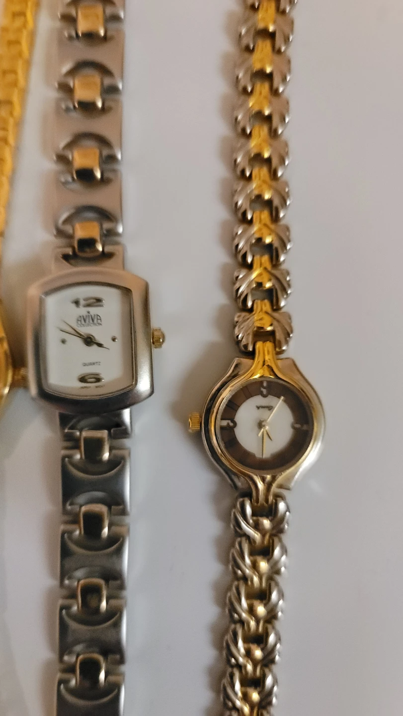 Lot of 3 Women's Quartz Watches - Aviva, Timex (6) - photo 3