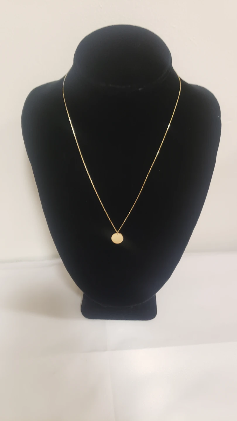 Like New 14K Real Shiny  Chain Gold With Pendant - photo 2