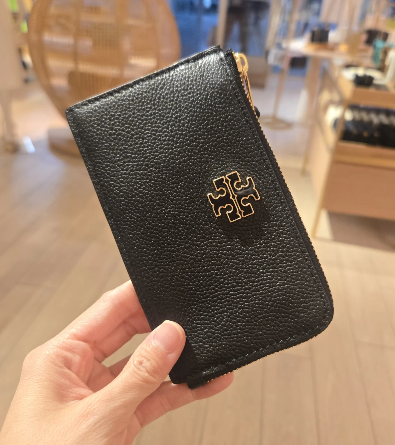 Tory Burch Black Leather Card Case - photo 4