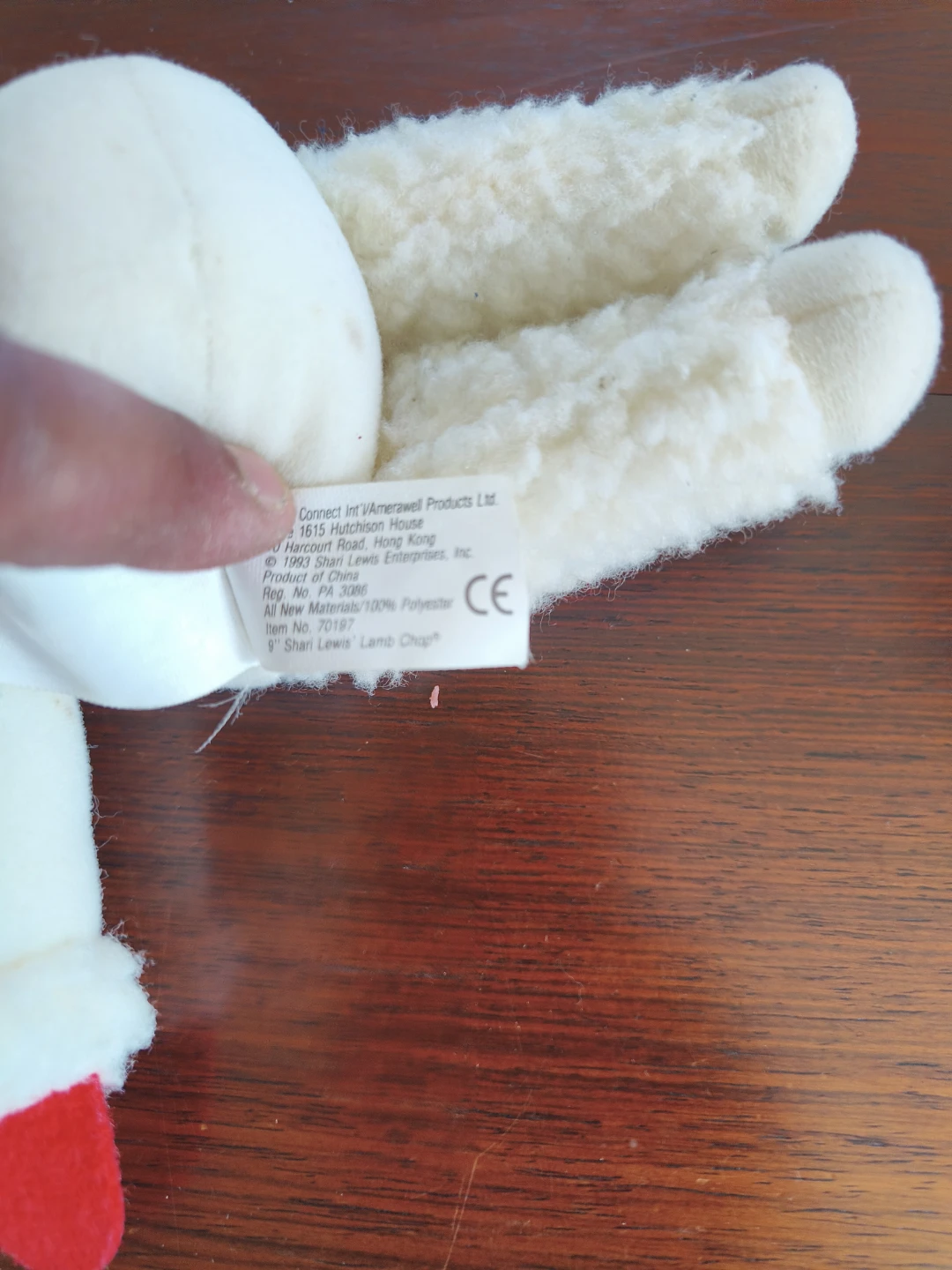 Vintage Shari Lewis Lamb Chop Plush Toy
