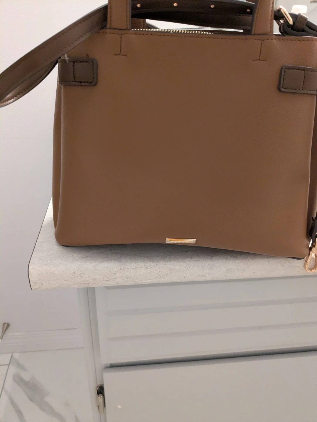 Brown Leather Aldo Top Handle Handbag - photo 2