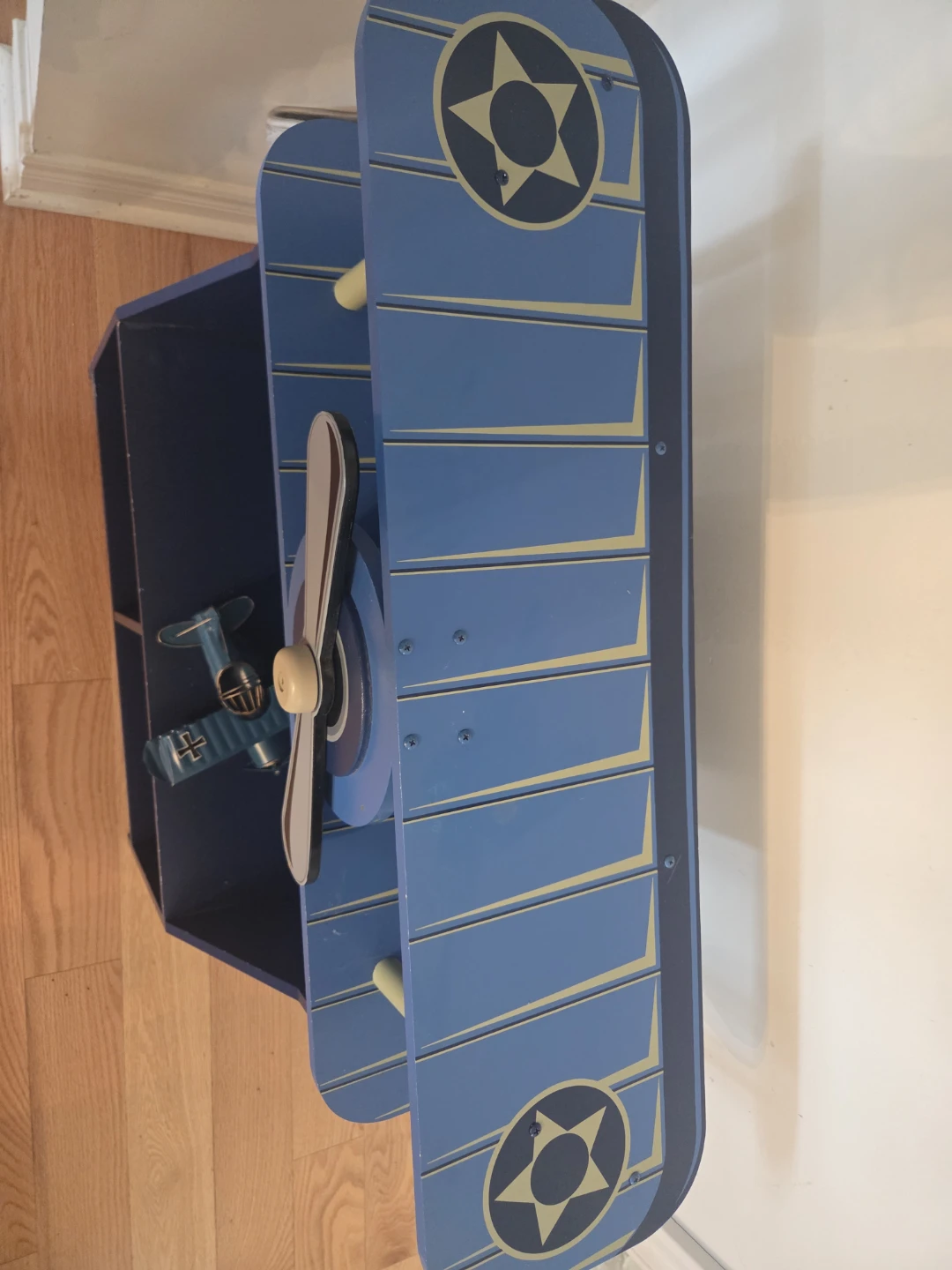 Blue Airplane Themed Shelf - photo 2