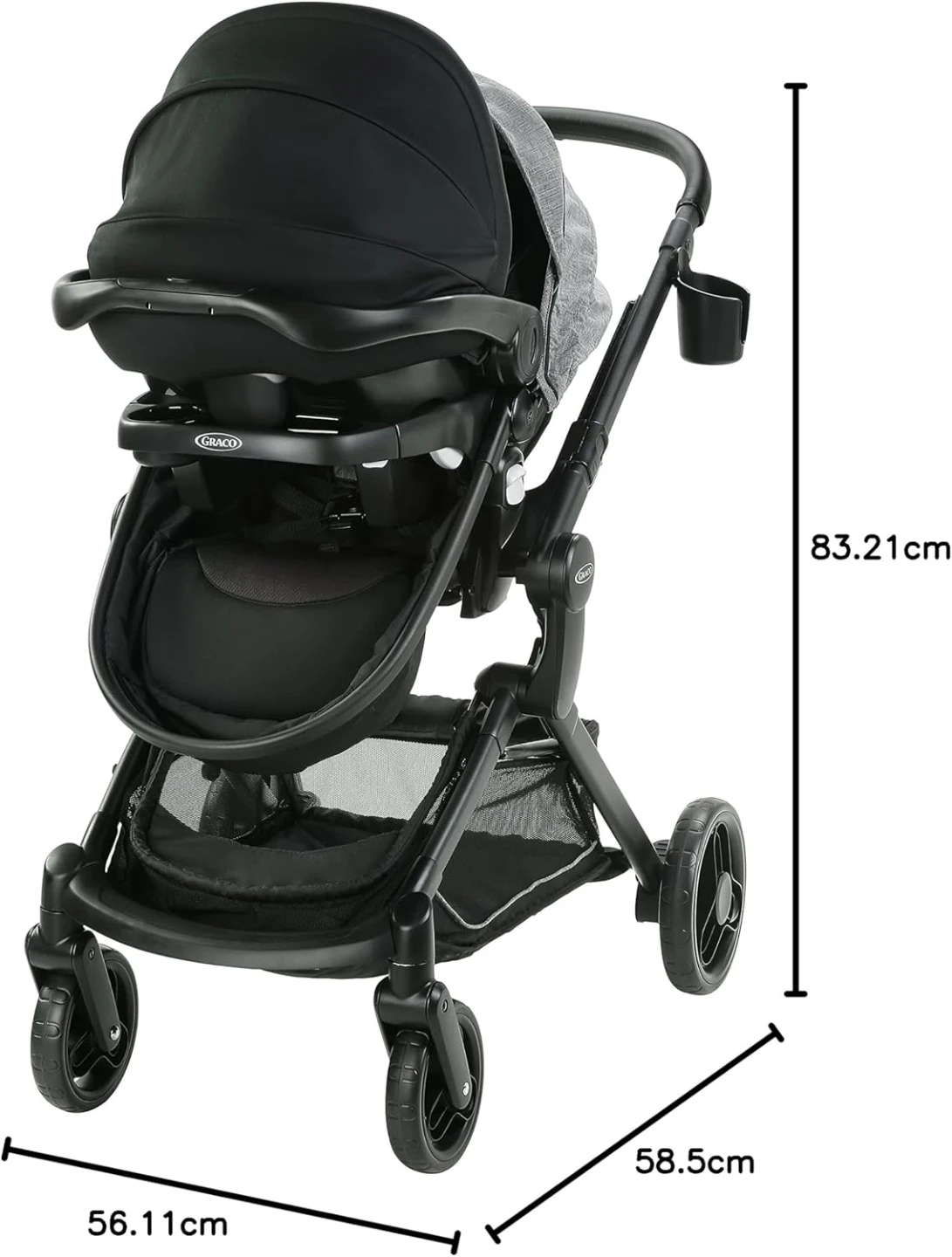 Graco Modes Nest Travel System Stroller Bassinet and Car Seat - photo 4