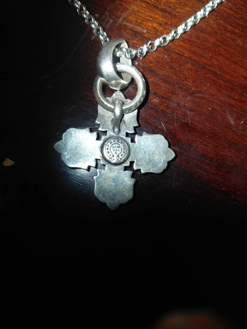 Chrome Hearts Sterling Silver Pendant Necklace - photo 3