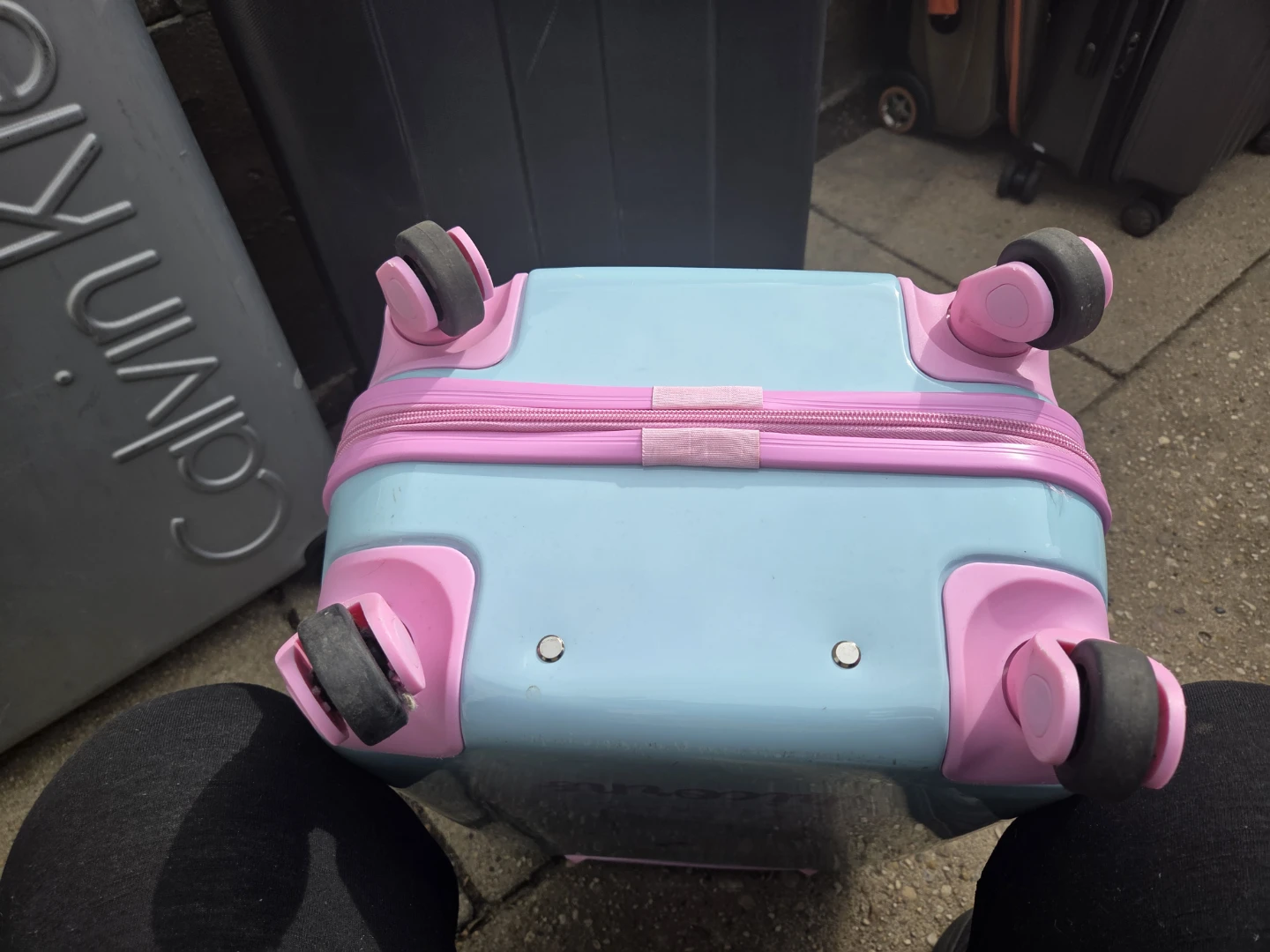 Kids Unicorn Luggage - Light Blue - photo 3