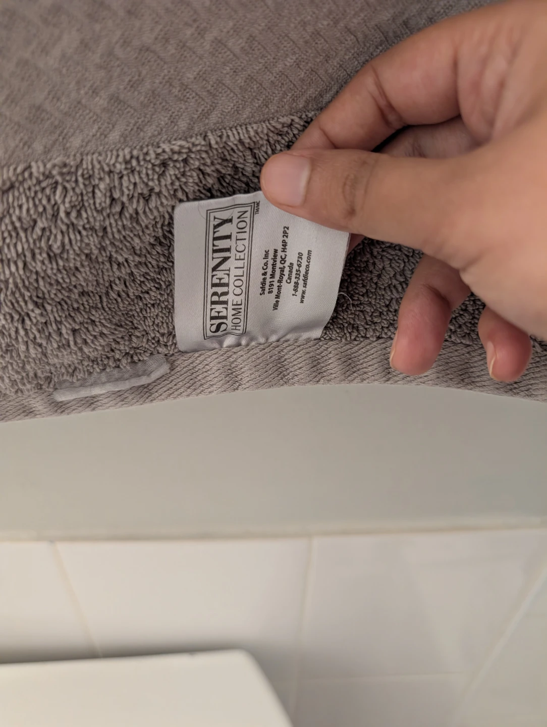 Serenity Home Collection Grey Bath Towel - photo 4