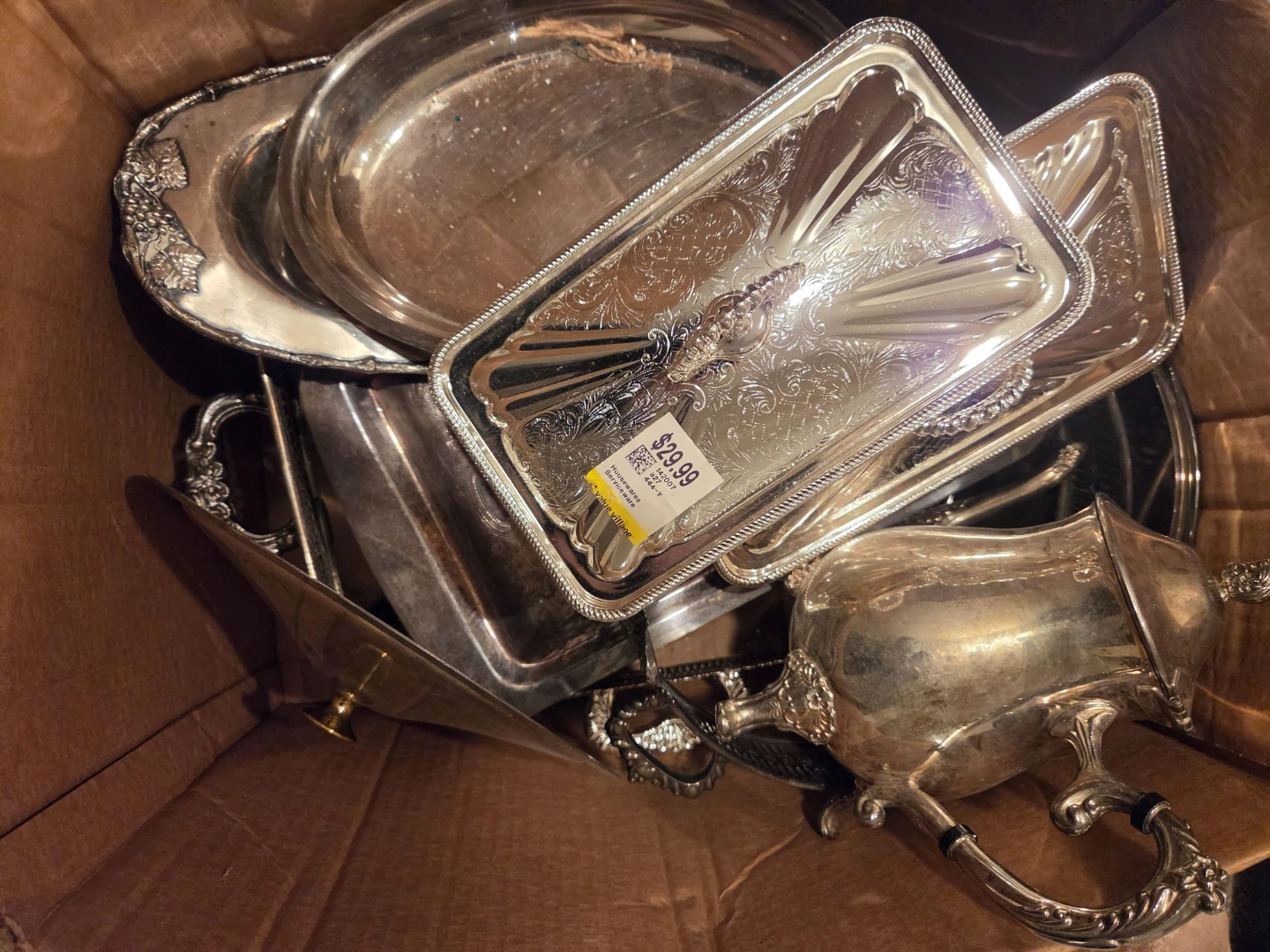 Mixed Lot of Silver Plated Servingware