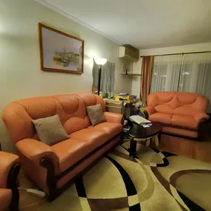 Leather living room set