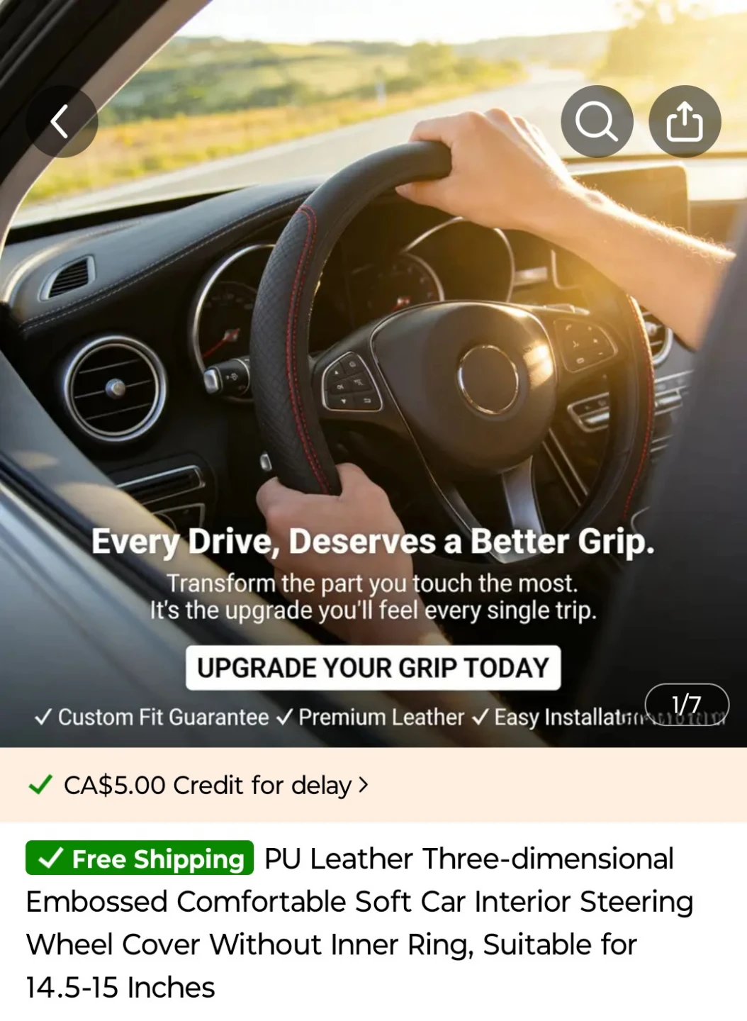 BN Steering Wheel Cover - photo 2