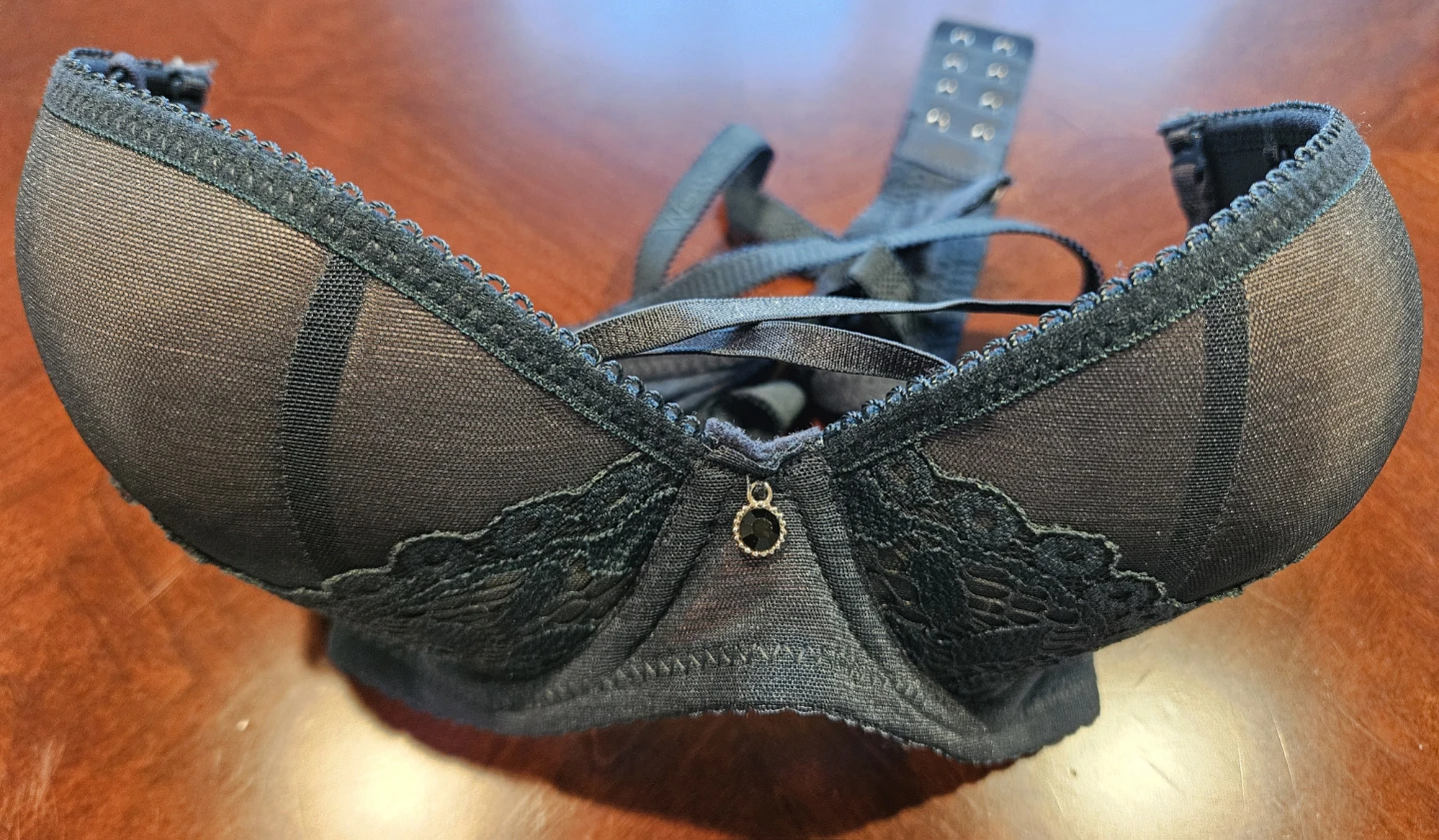 Black Lace Bra - Size 34C - photo 2
