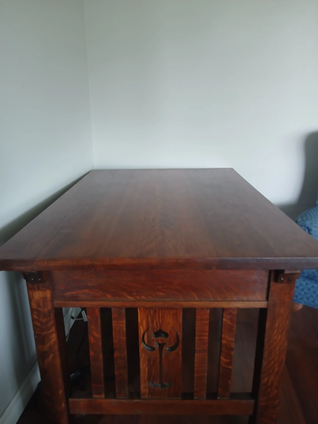 Wooden Desk with Drawers