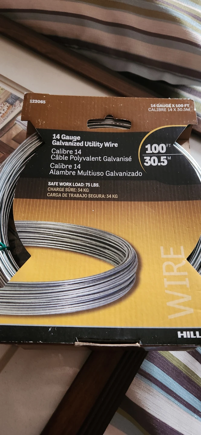 Hillman 14 Gauge Galvanized Utility Wire - 100 ft