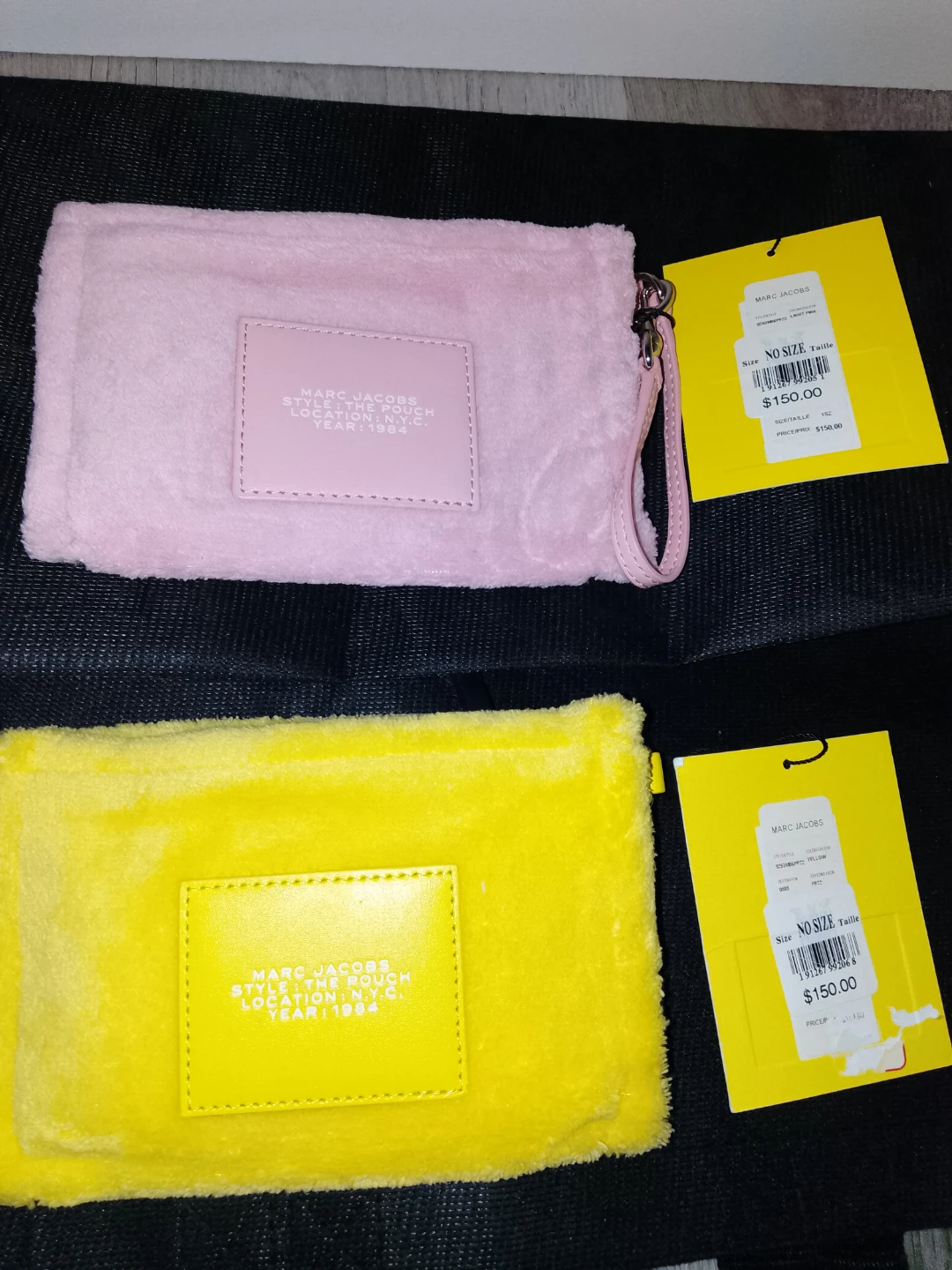 Marc Jacobs The Pouch Set - Pink & Yellow Terrycloth - photo 2