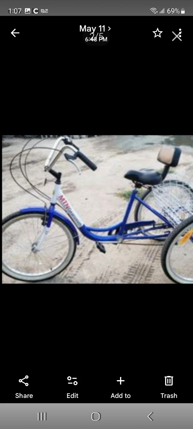 Mtn gearsmith 26in. Trike great condition. - photo 3