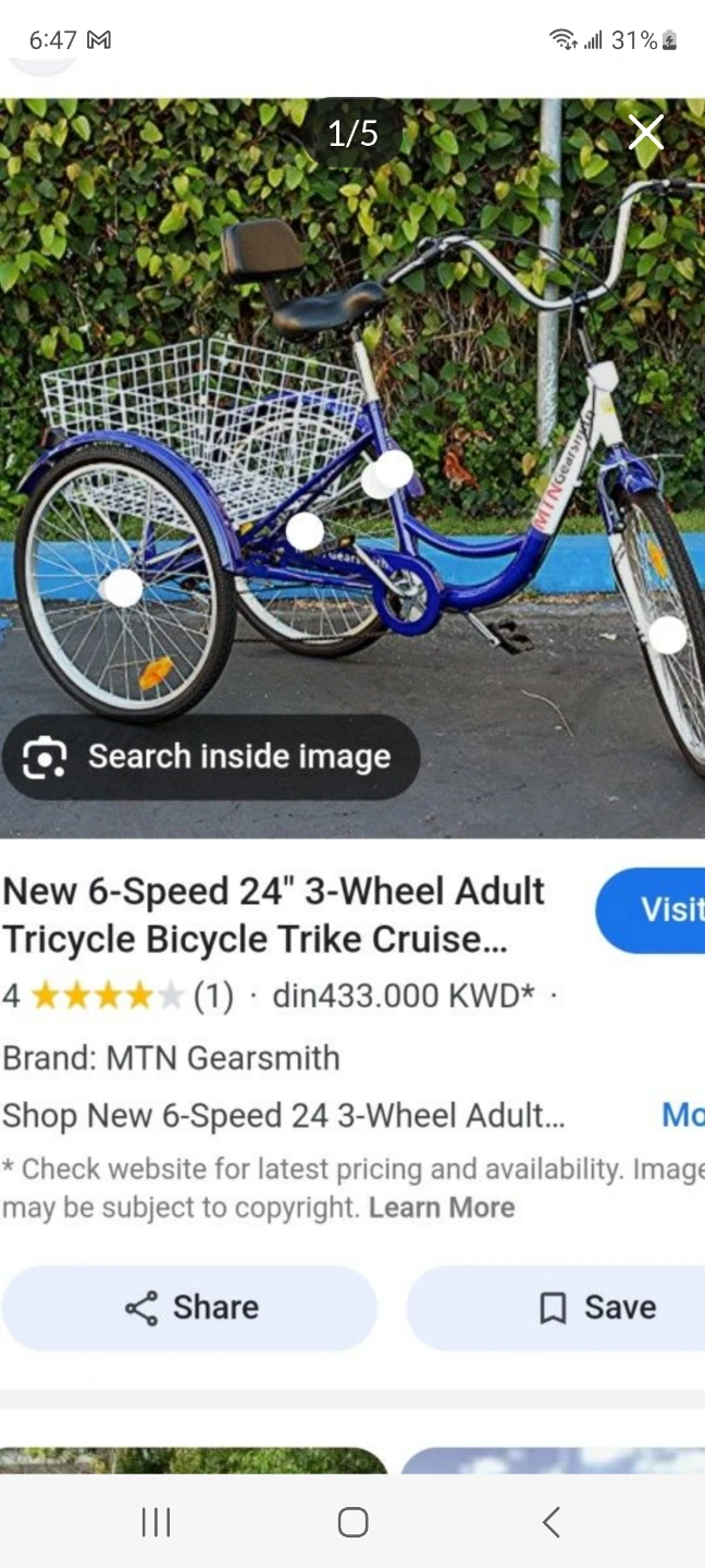Mtn gearsmith 26in. Trike great condition. - photo 5