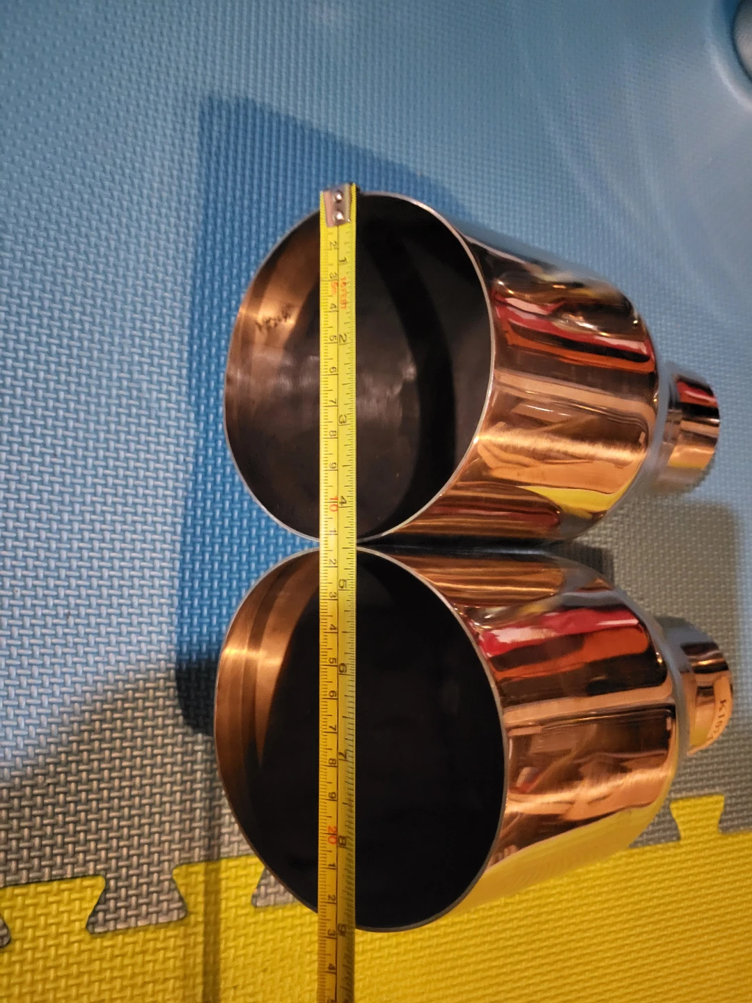 LARGE Chrome Exhaust Tip Set - photo 3