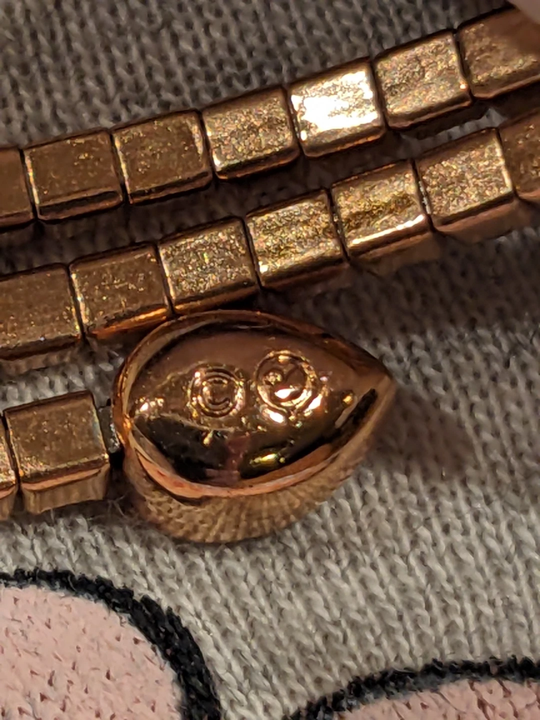Swarovski Rose Gold Tone Crystal Bracelet - photo 5