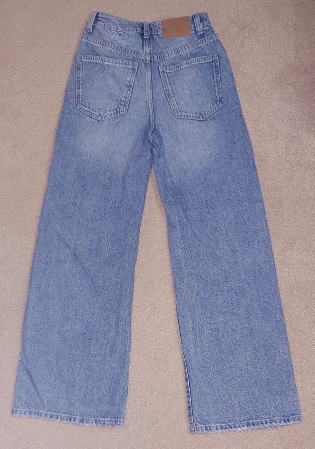 Cotton On High Rise Wide Leg Jeans with Floral Embroidery - photo 3