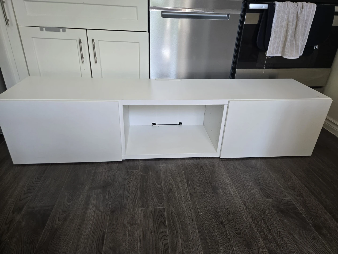 White TV Stand - photo 2