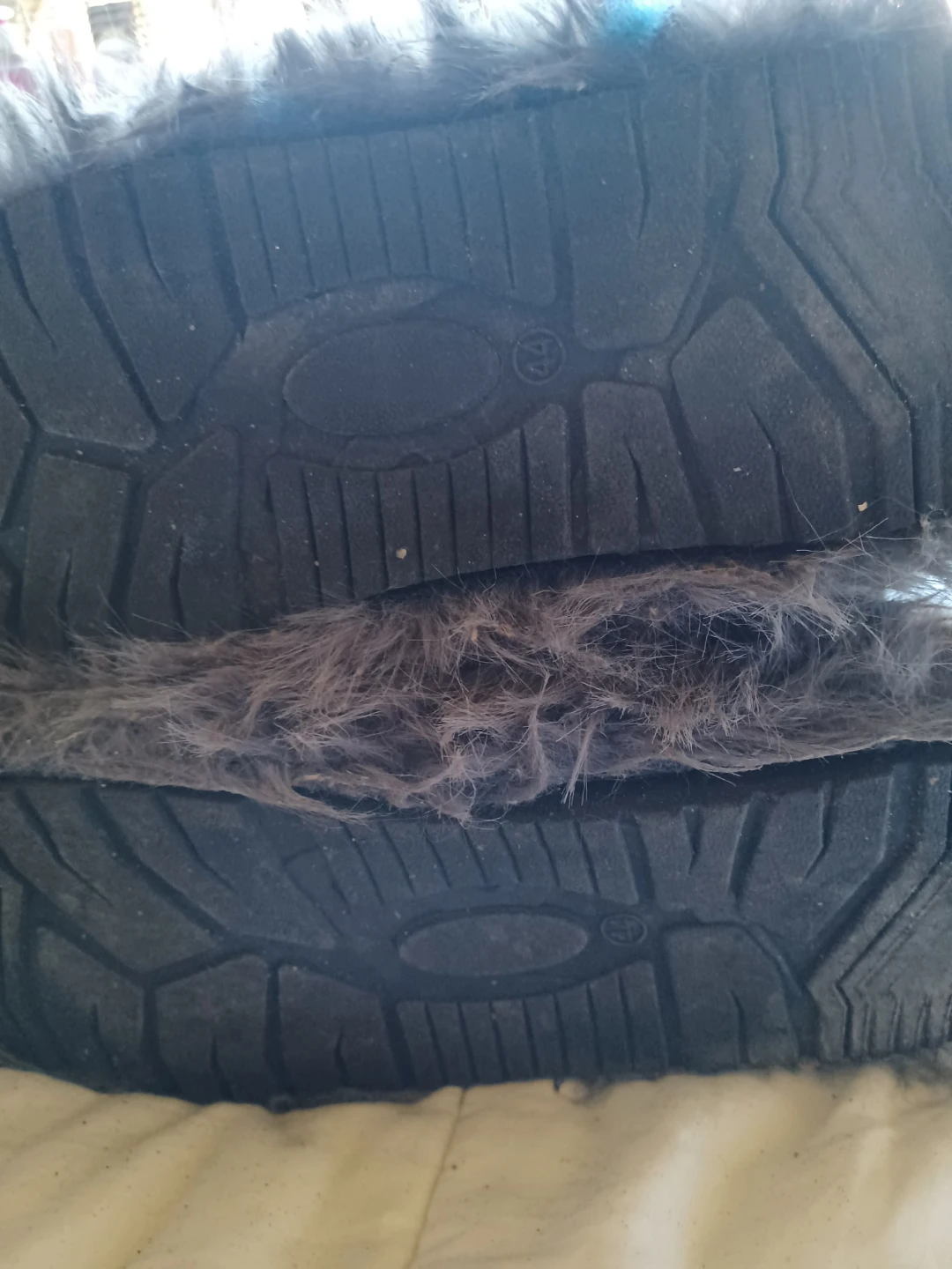 Fur boots