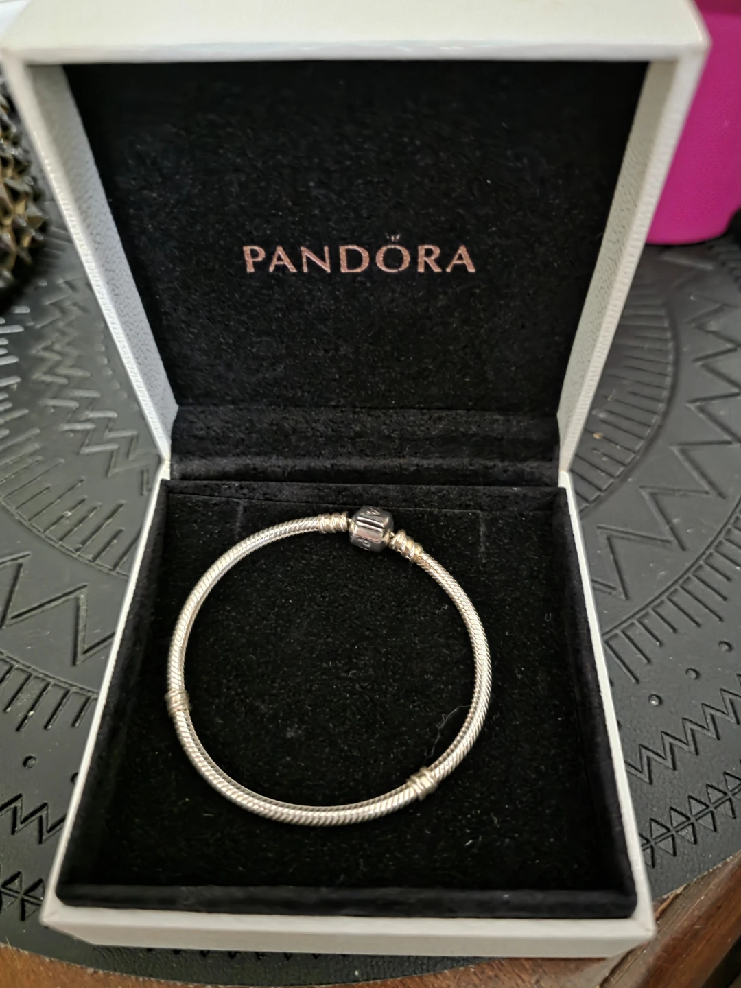 New in box...Silver Pandora Braclet