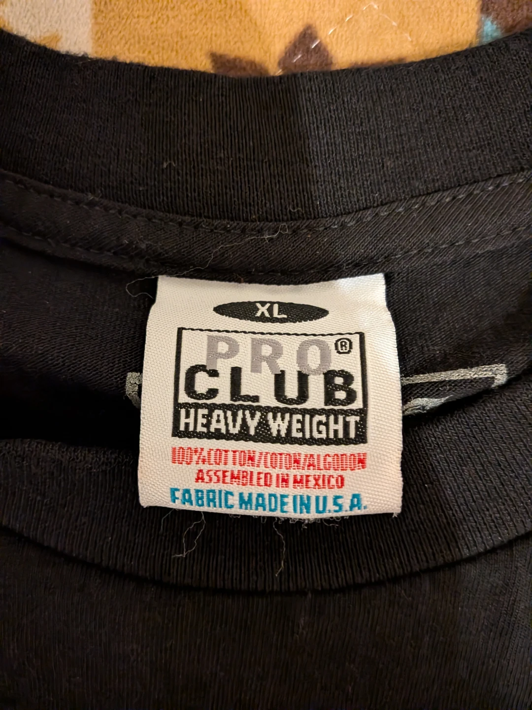 Pro Club x Herencia de Patrones Heavyweight T-Shirt XL Black - photo 2