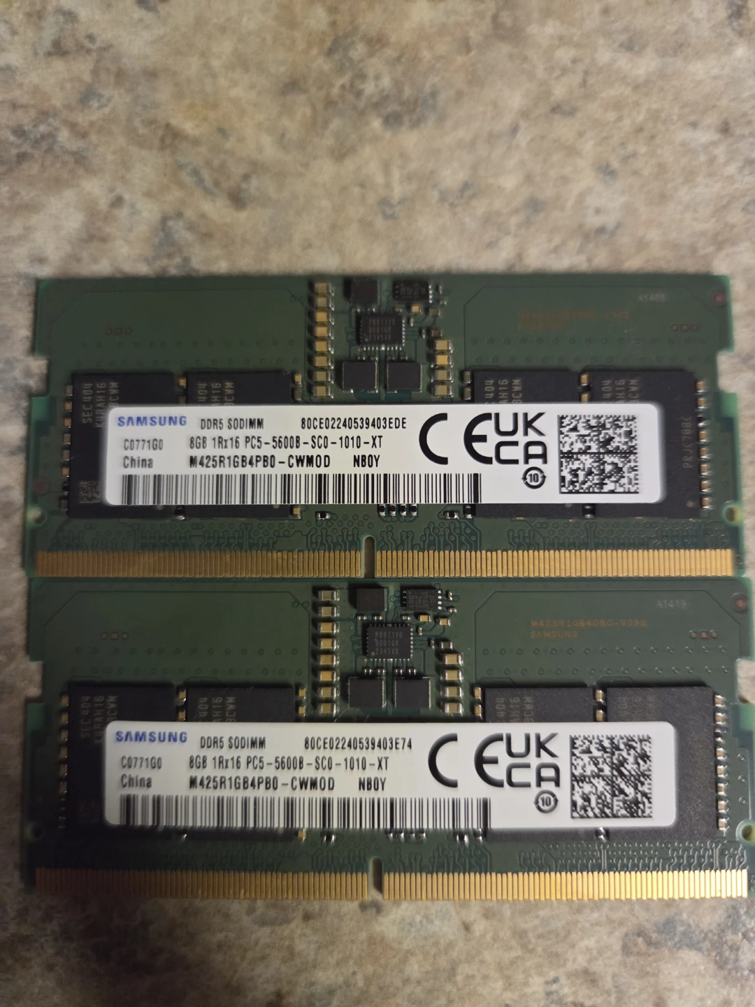 Samsung DDR5 SODIMM 8GB RAM