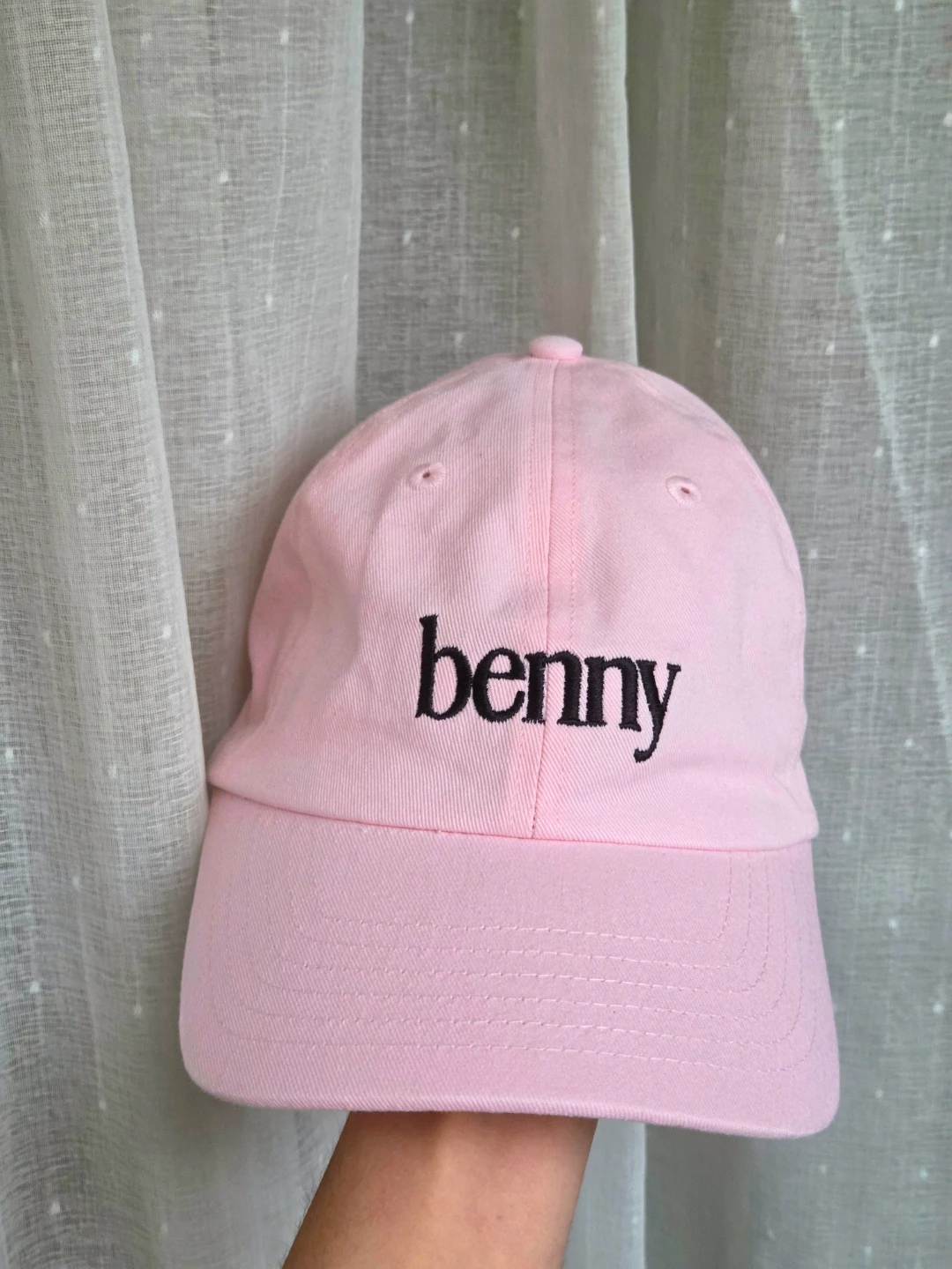 Pink "benny" Baseball Cap | Two Avaliable