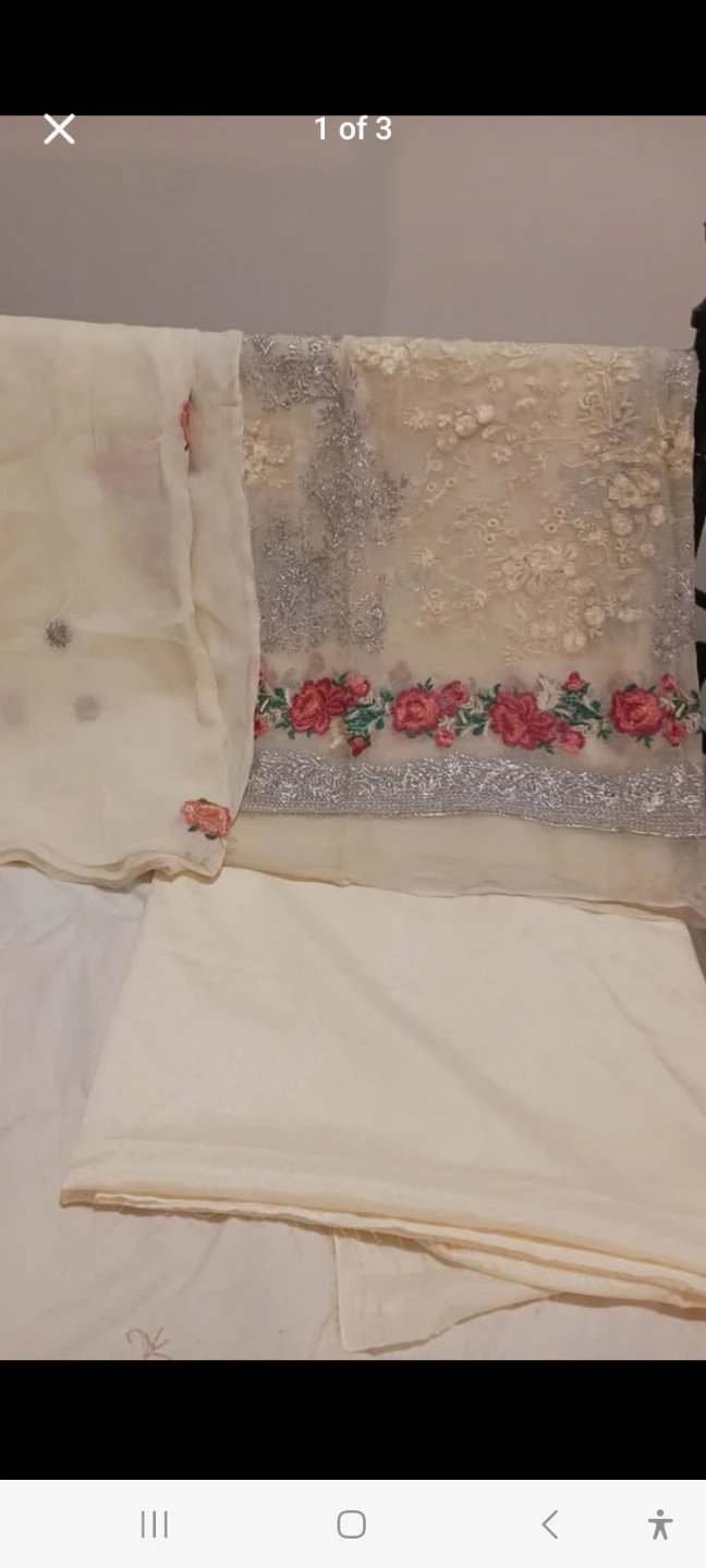 Women's Embroidered Suit unstiched - photo 2